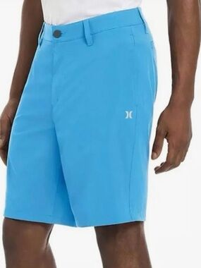 Hurley Bright Blue Men's Athletic Shorts